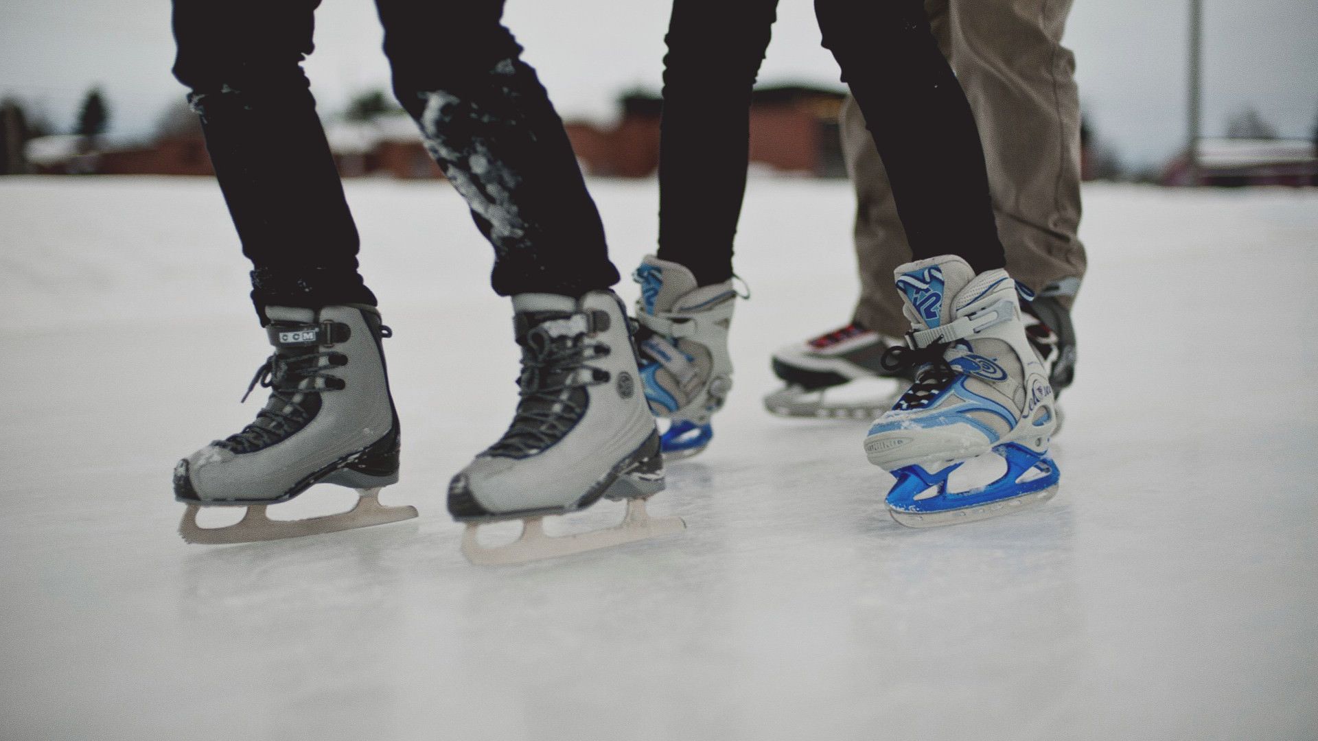 Affiche Sports d'hiver - Le patin à glace