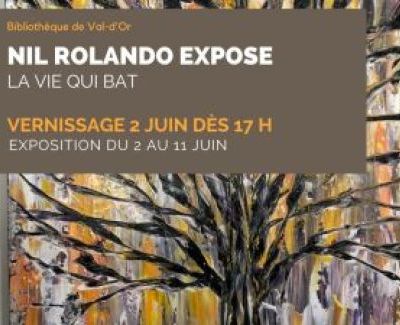 Vernissage de l'exposition de Nil Rando: La vie qui bat