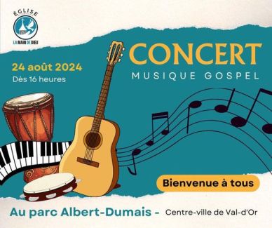 Concert Musique Gospel  | Église de Pentecôte La Main de Dieu