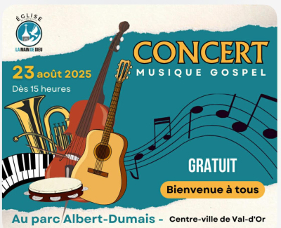Concert Musique Gospel  | Église de Pentecôte La Main de Dieu