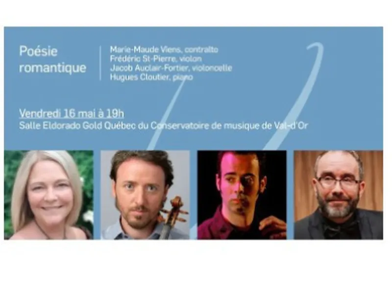 Concert Poésie romantique | Val-d'Or en concerts