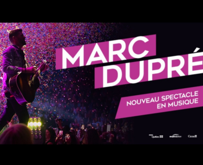 Marc Dupré | Nouveau spectacle en musique